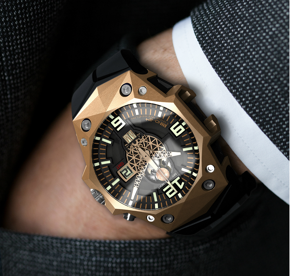 Wristwatch，Wrist watch，LW10-24GMT，Linde Werdelin，