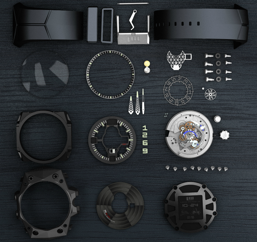 Wristwatch，Wrist watch，LW10-24GMT，Linde Werdelin，