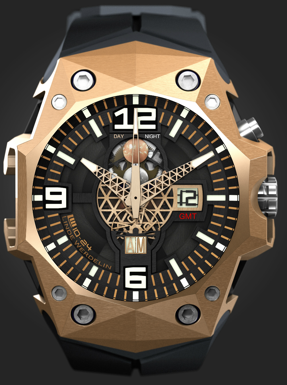 Wristwatch，Wrist watch，LW10-24GMT，Linde Werdelin，
