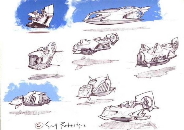 Future vehicles，conceptual design，Hand drawn，