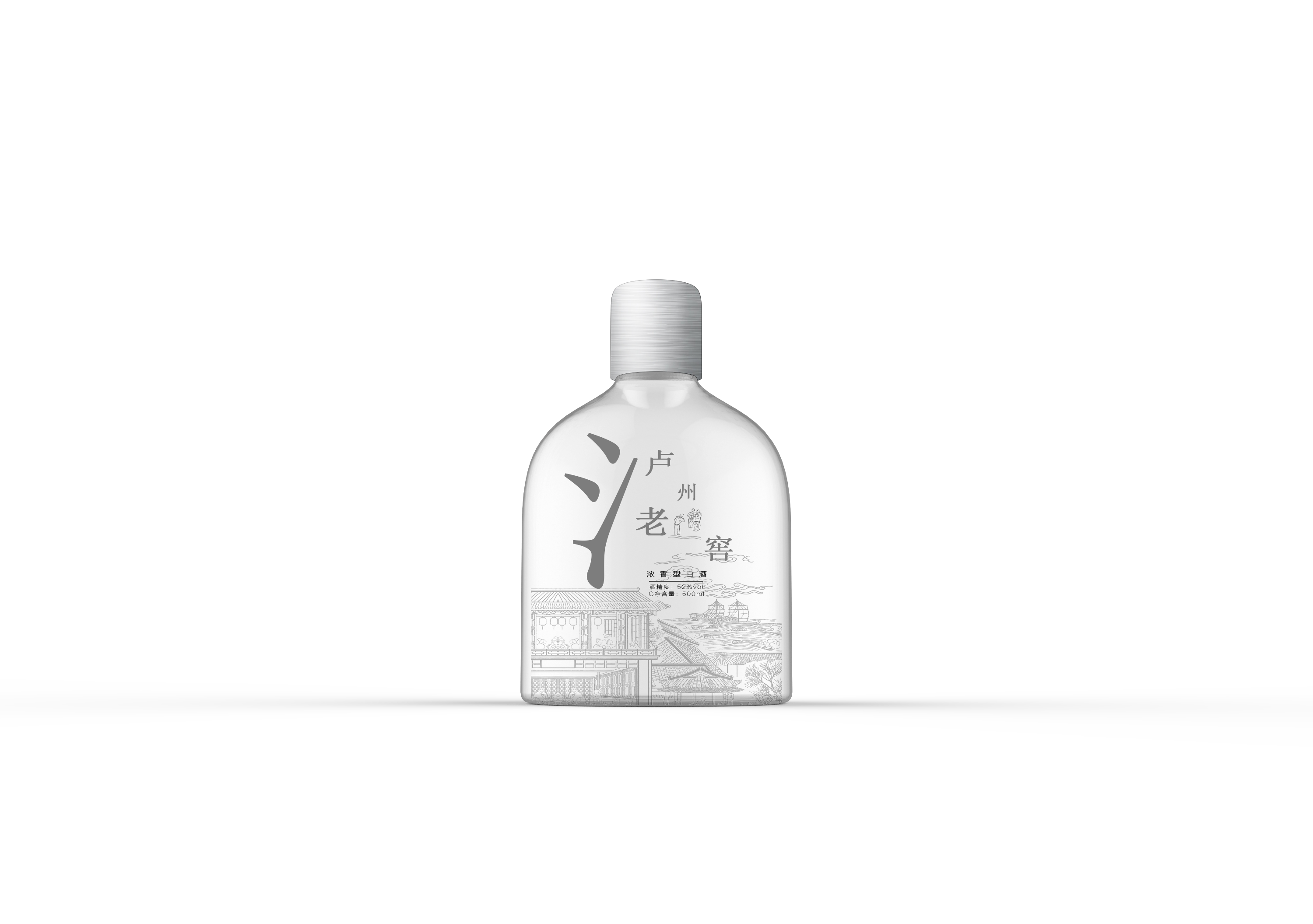 Wine bottle design，