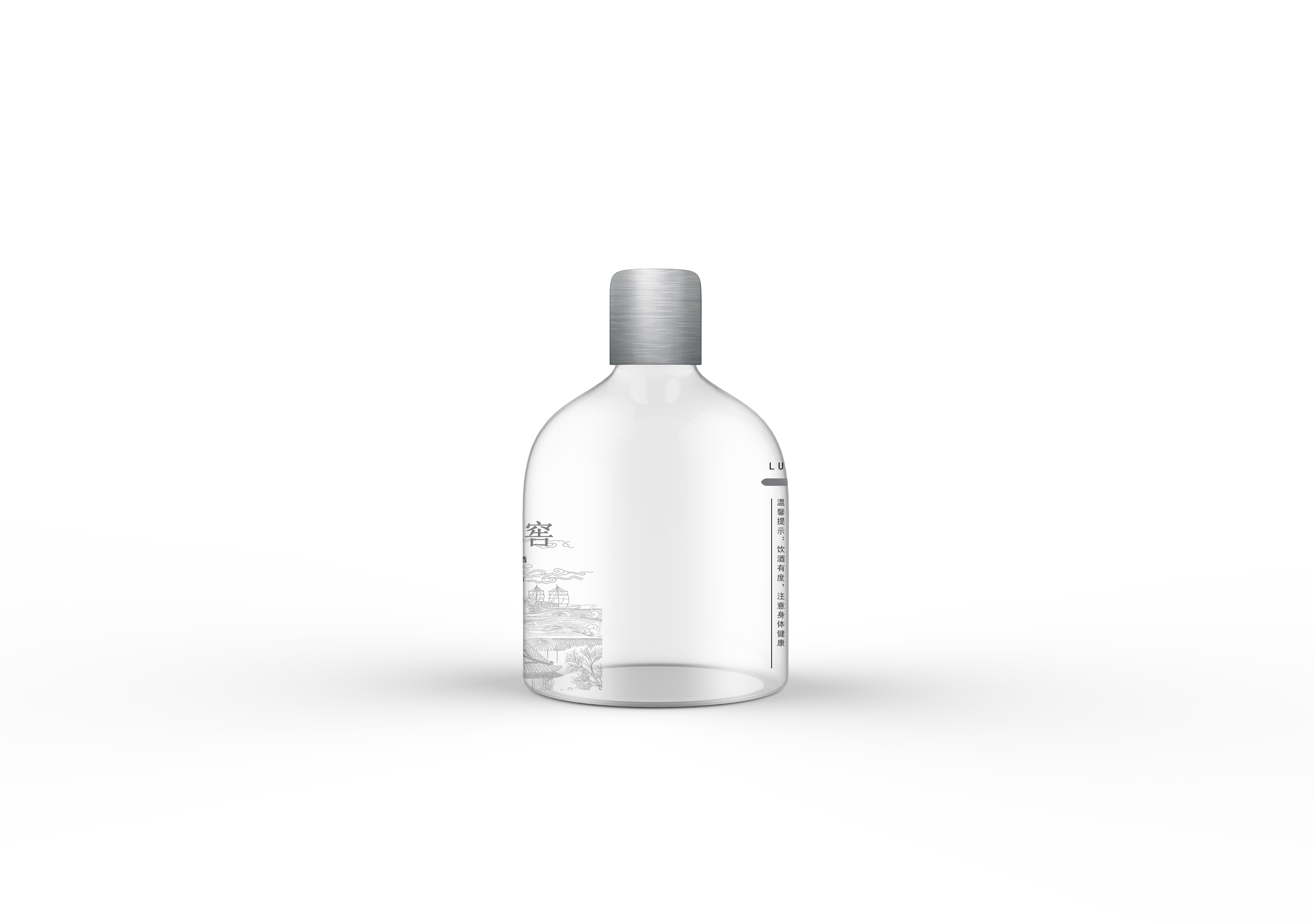 Wine bottle design，