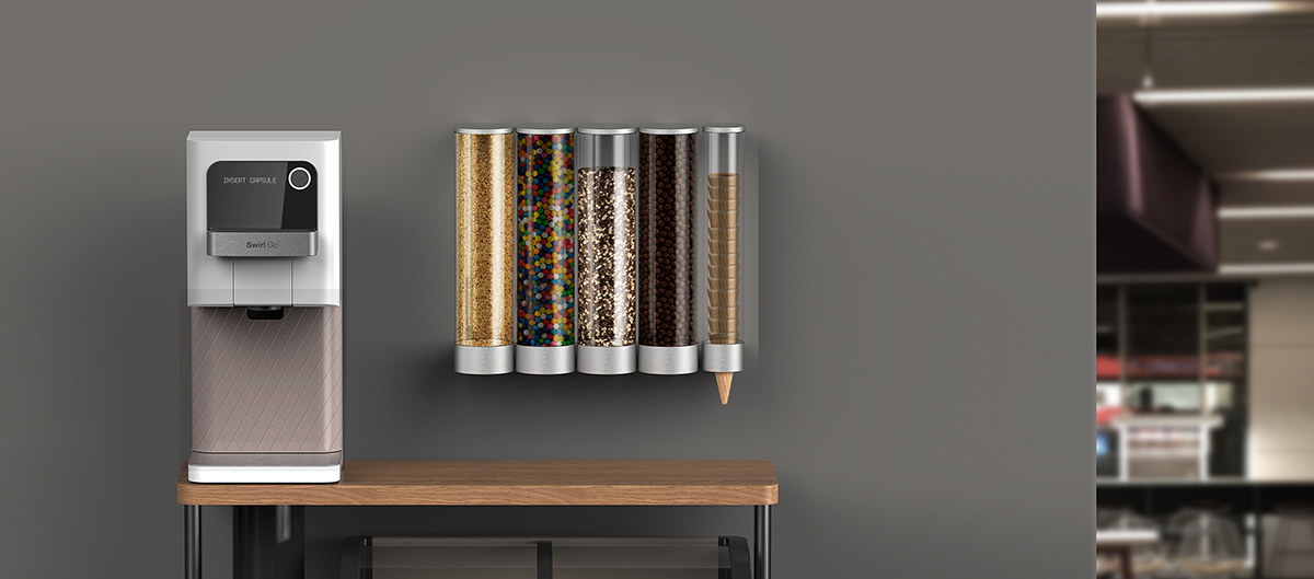 whynot，Singapore，SwirlGo，Ice cream capsule machine，