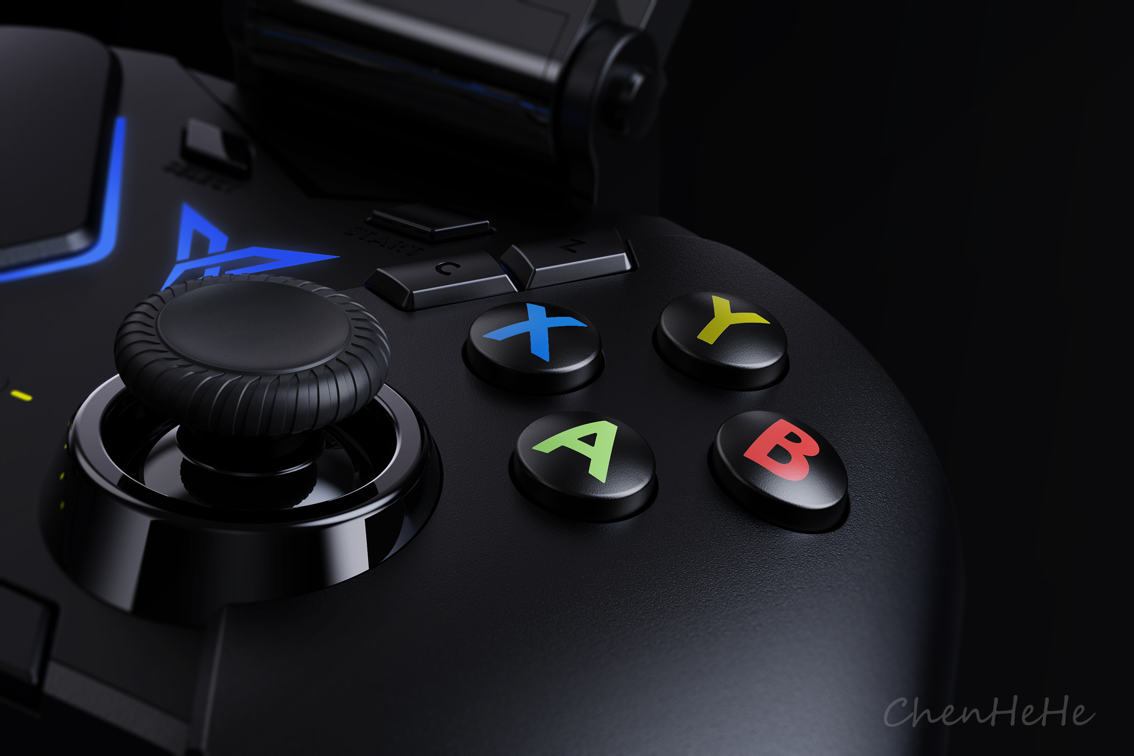 Product rendering，Game handle，Chen hehe，