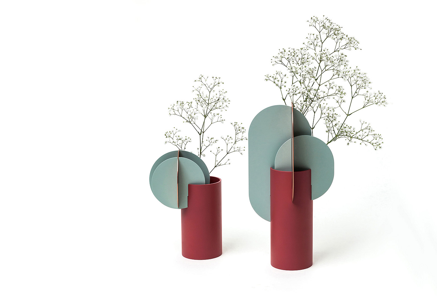 Art products，Geometric minimalism，Vase flower，Lamp design，Tea table design，Candlestick，Metal，cylinder，