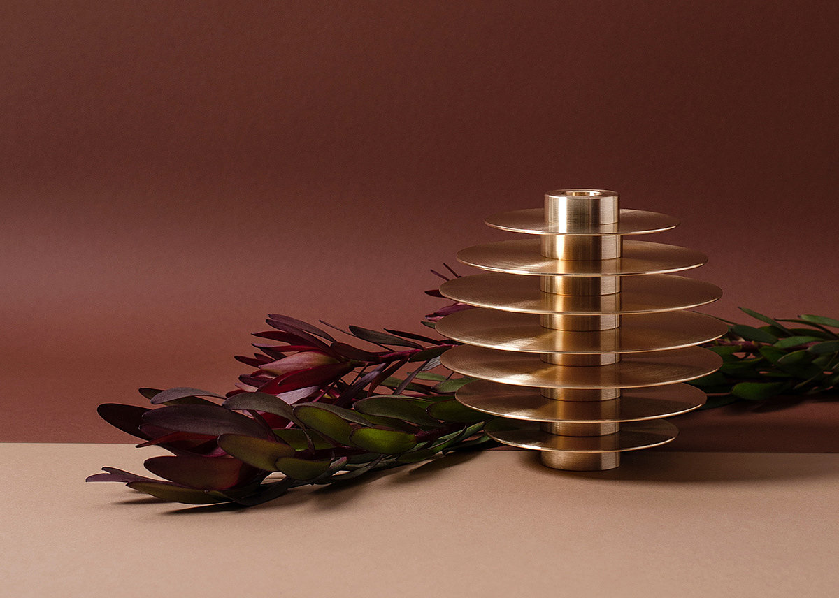 Art products，Geometric minimalism，Vase flower，Lamp design，Tea table design，Candlestick，Metal，cylinder，