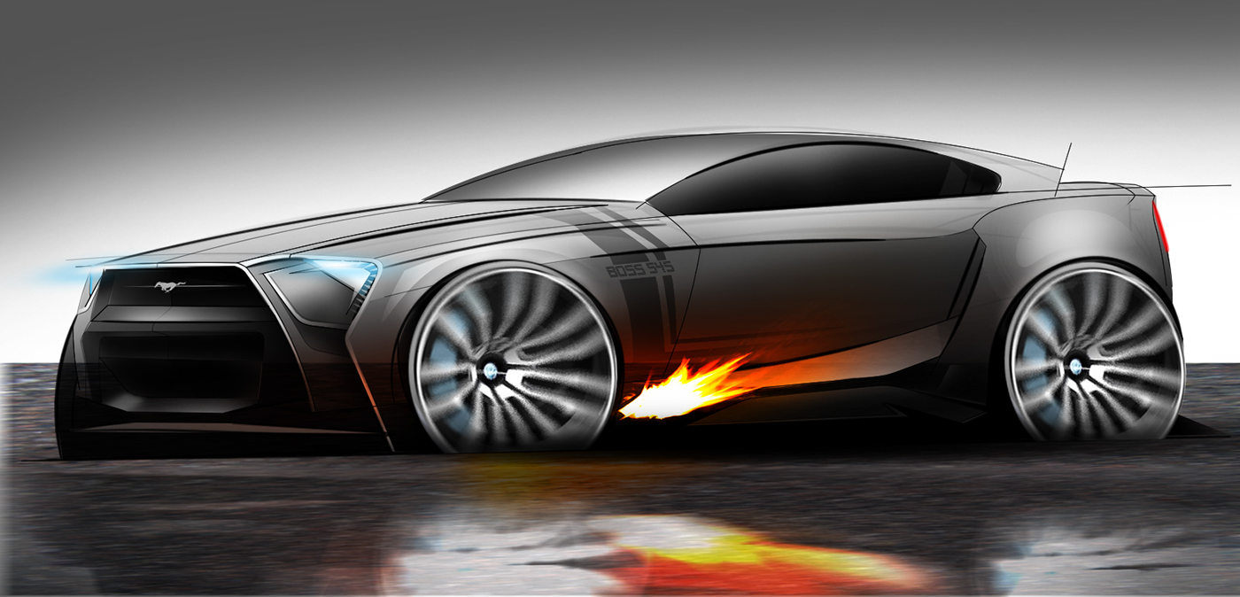 Hand drawn，Ford，Mon，automobile，ford，