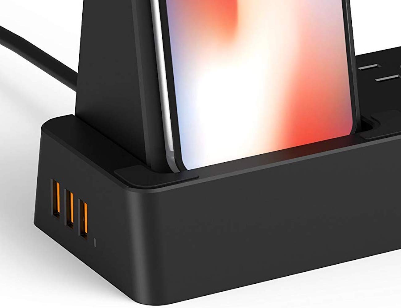 Apple，black，Bracket，charge，wireless，CoZoo Qi，