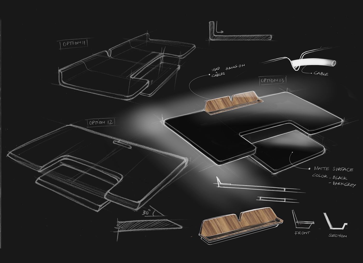 industrial design，Hand drawn，Digital hand drawing，