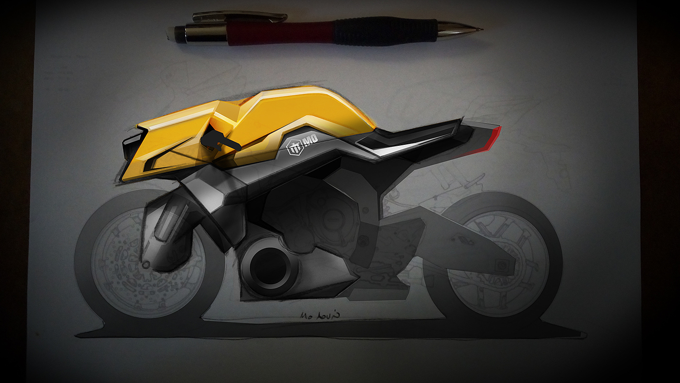 概念，摩托车，Custom Bike，