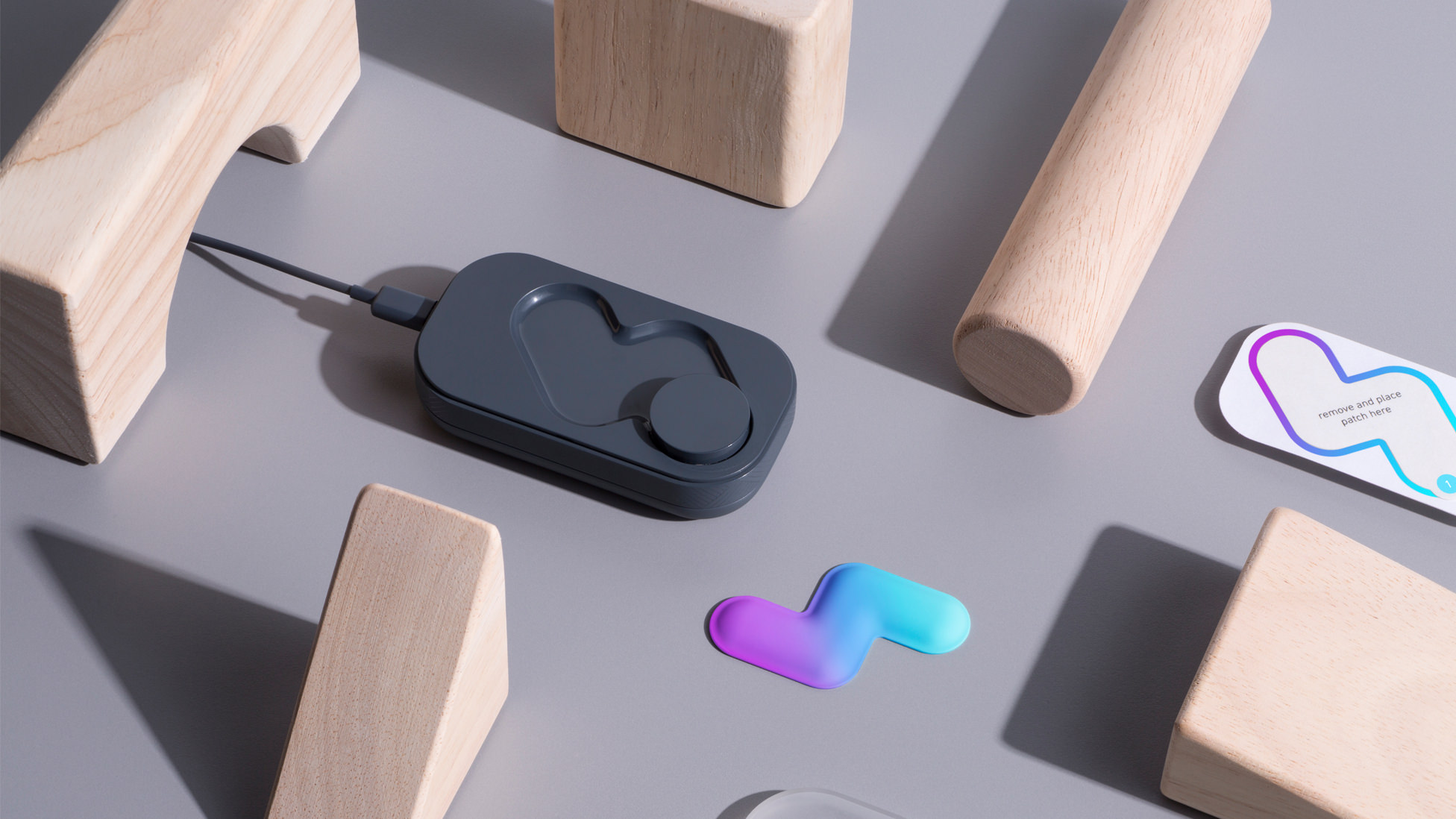 product design，Intelligent body temperature paste，Flexible thermometer，VivaLnk，