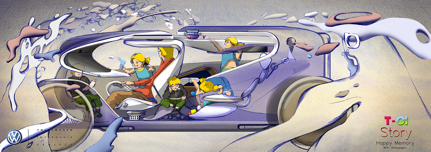 Hand drawn，public，Illustration，sample reels，