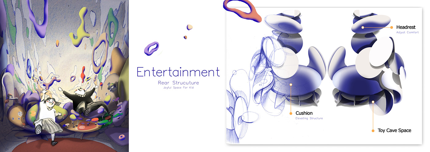 Hand drawn，public，Illustration，sample reels，