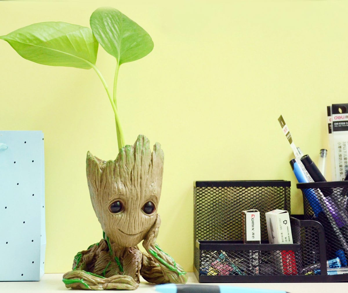 Safe and non-toxic，PVC material，Mini flowerpot，Baby Big，