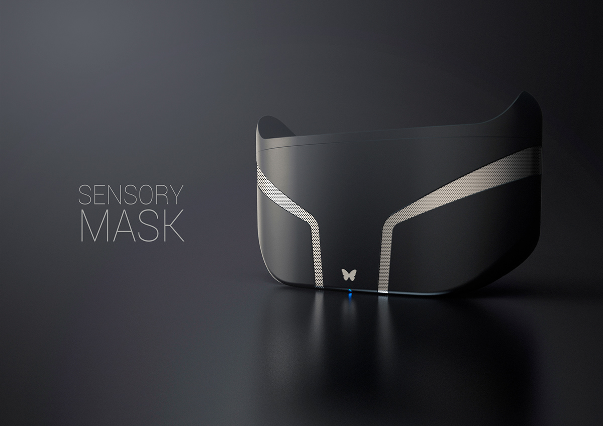 product design，Sensory mask，vr，Digital，