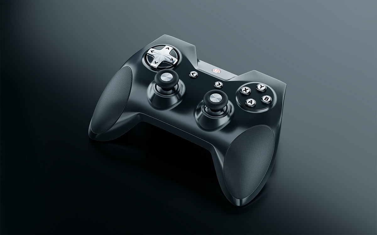 Computer accessories，Digital，conceptual design，Game handle，