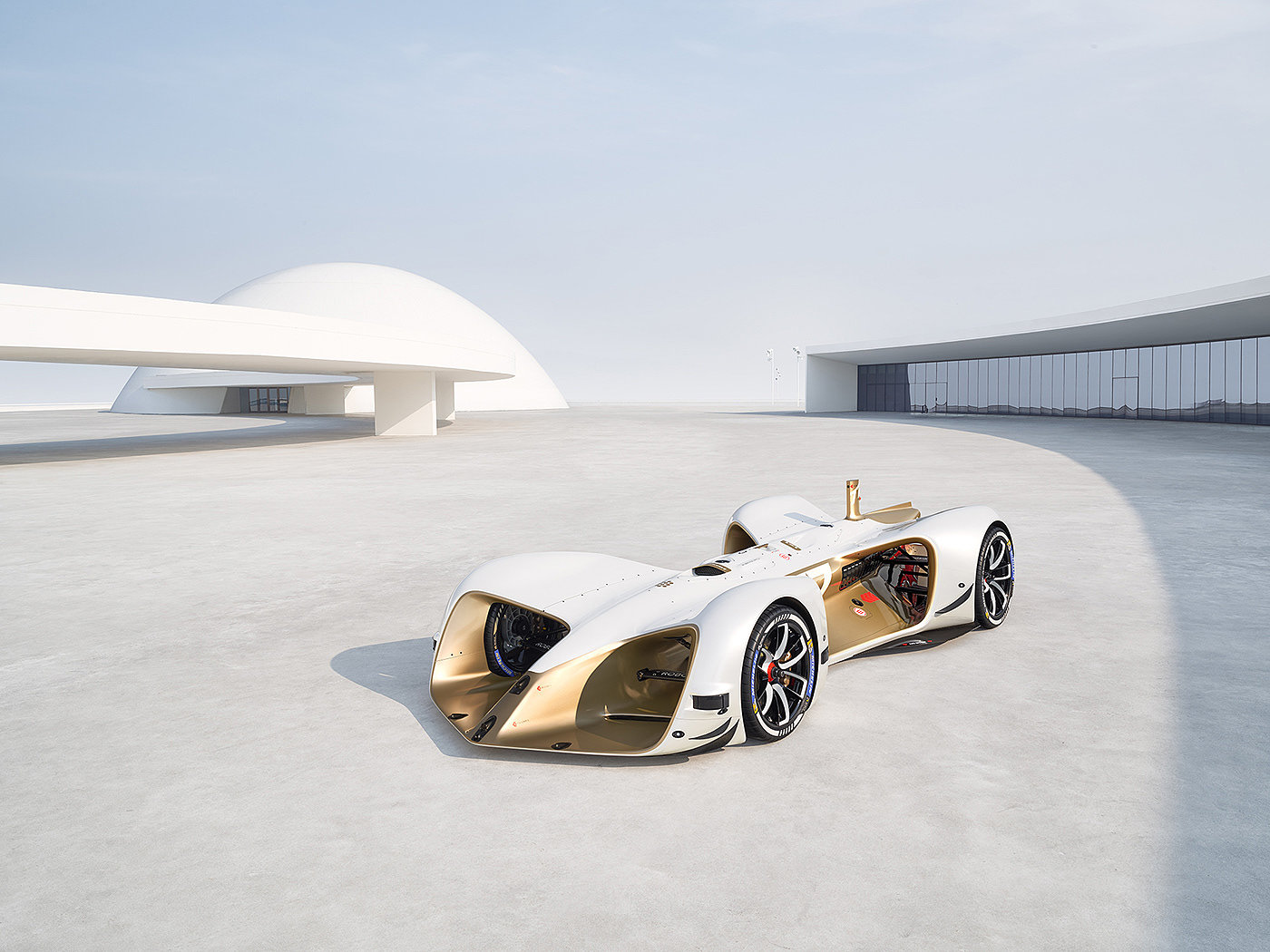 racing，Electric，Daniel Simon，Roborace，INK Studio，white，