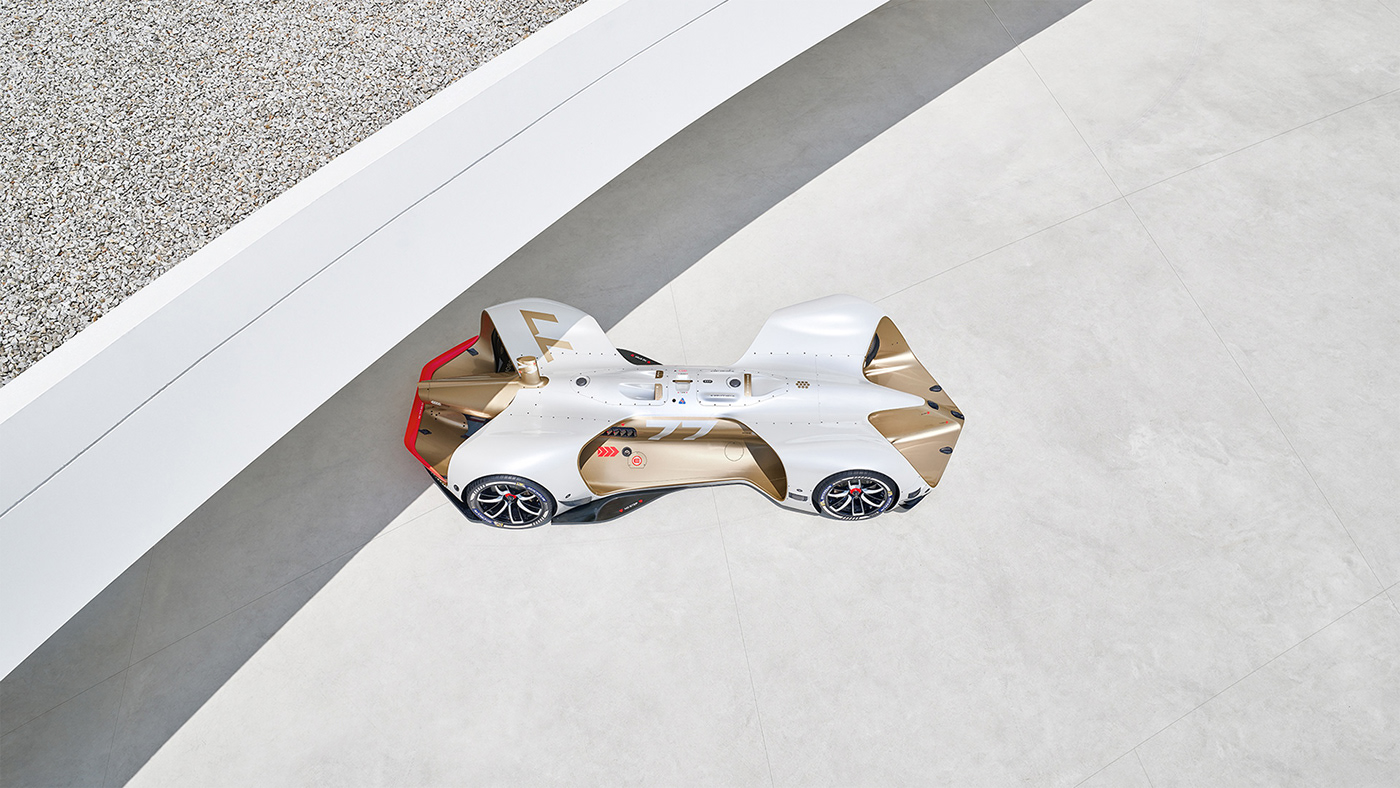 racing，Electric，Daniel Simon，Roborace，INK Studio，white，