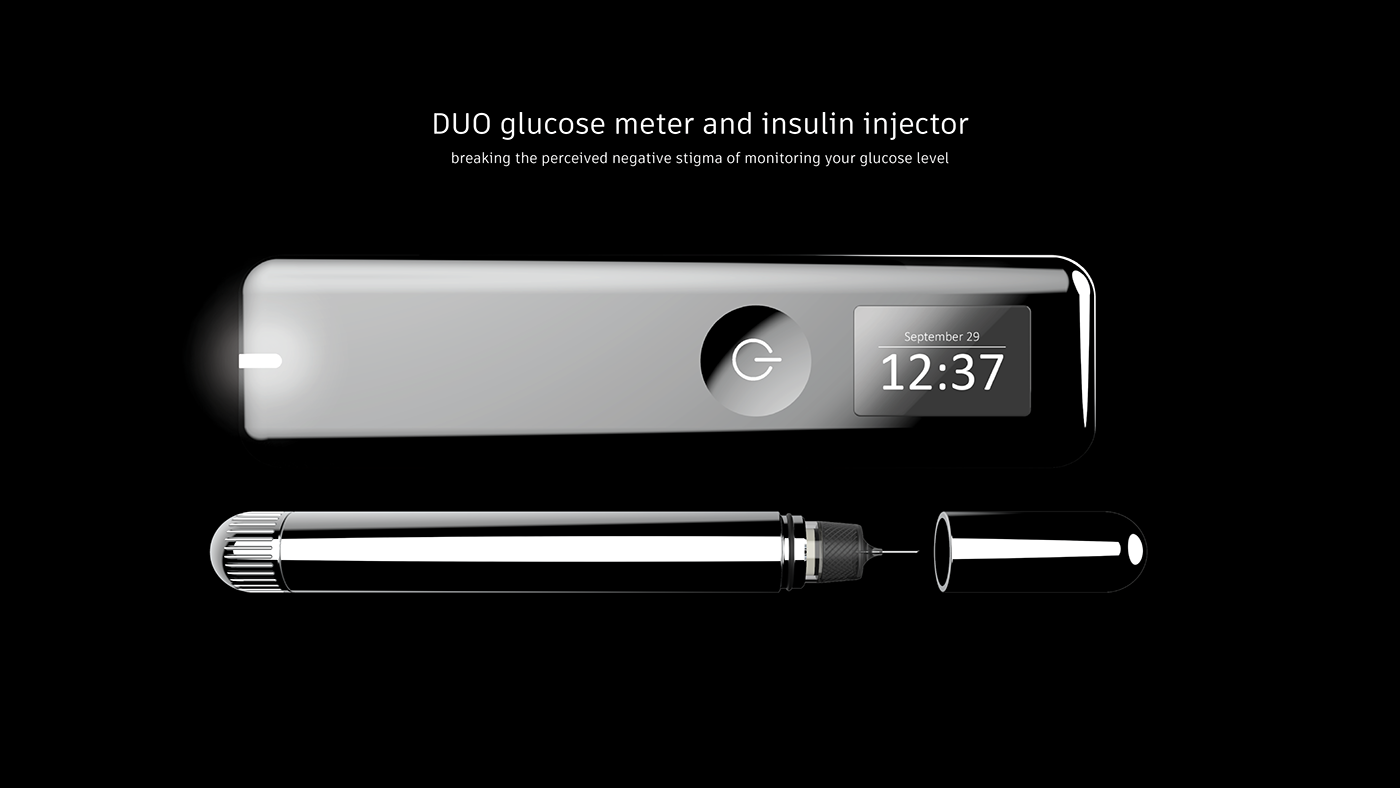 Medical equipment，Minimalist design ，Detection pen，Blood glucose meter，