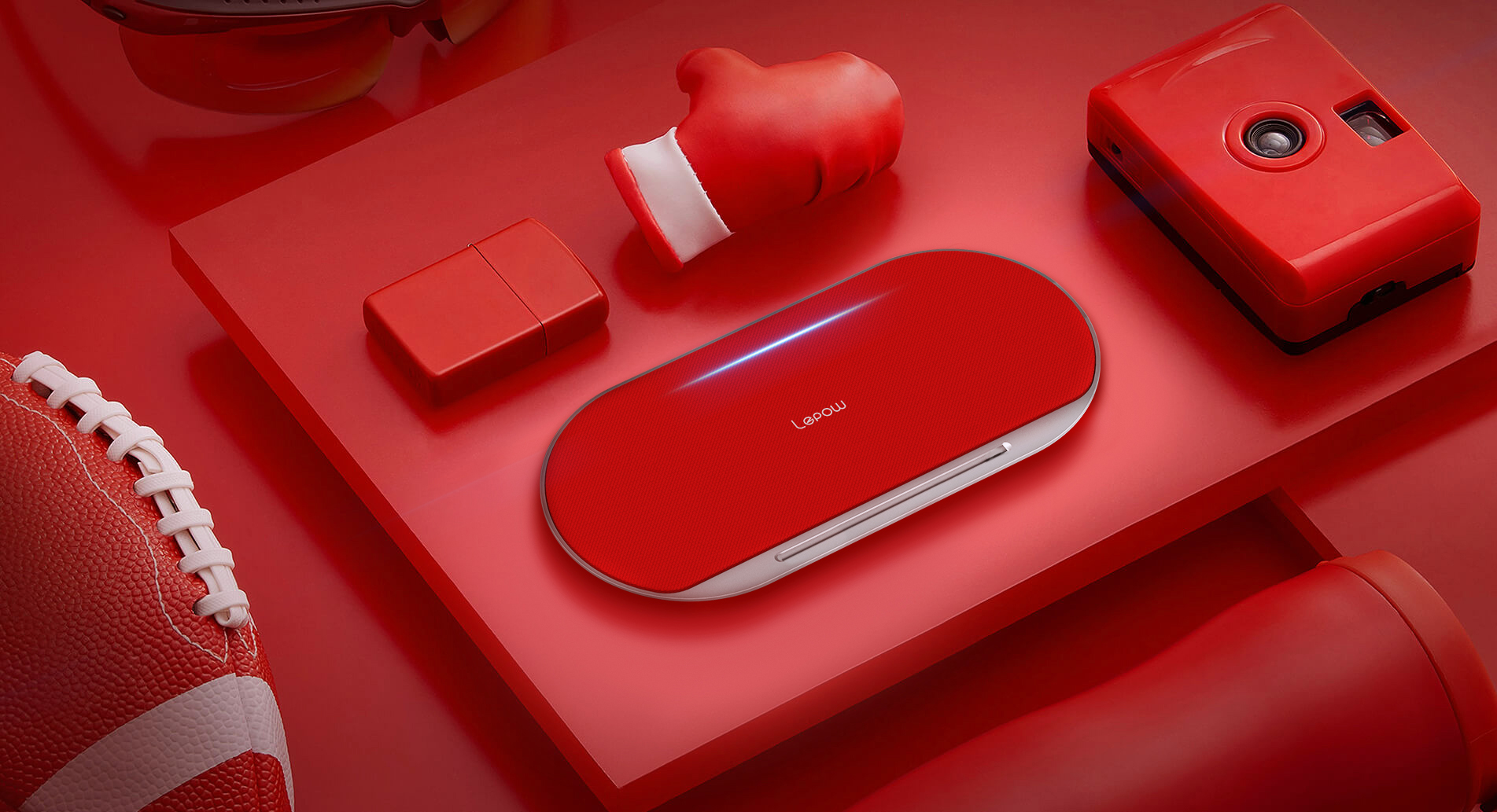 Wireless charging，fabric art，