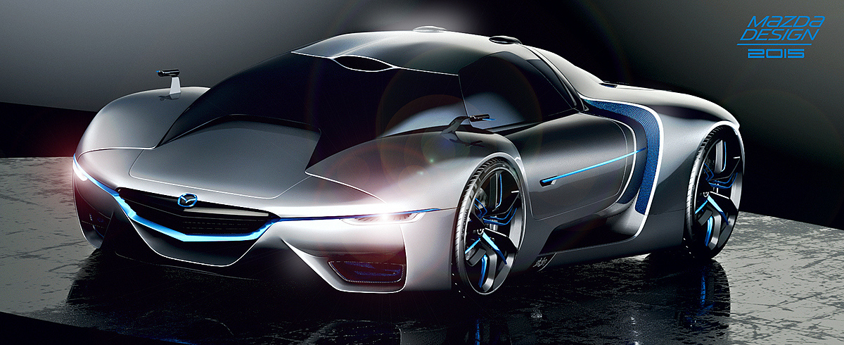 Sports car，Concept Car，Mazda，automobile，Super run，