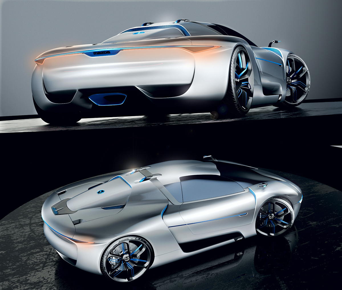 Sports car，Concept Car，Mazda，automobile，Super run，