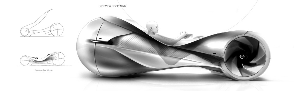 Nissan，Concept Car，Three wheeled vehicle，Future sports car，