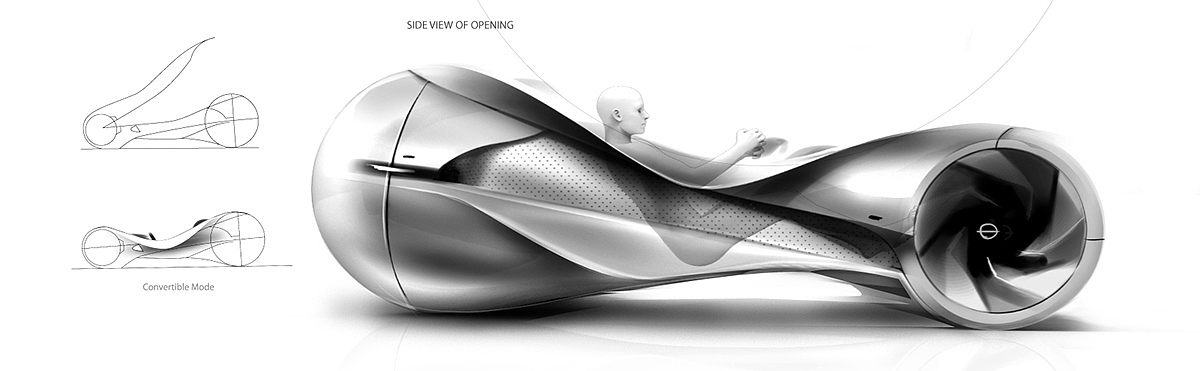 Nissan，Concept Car，Three wheeled vehicle，Future sports car，