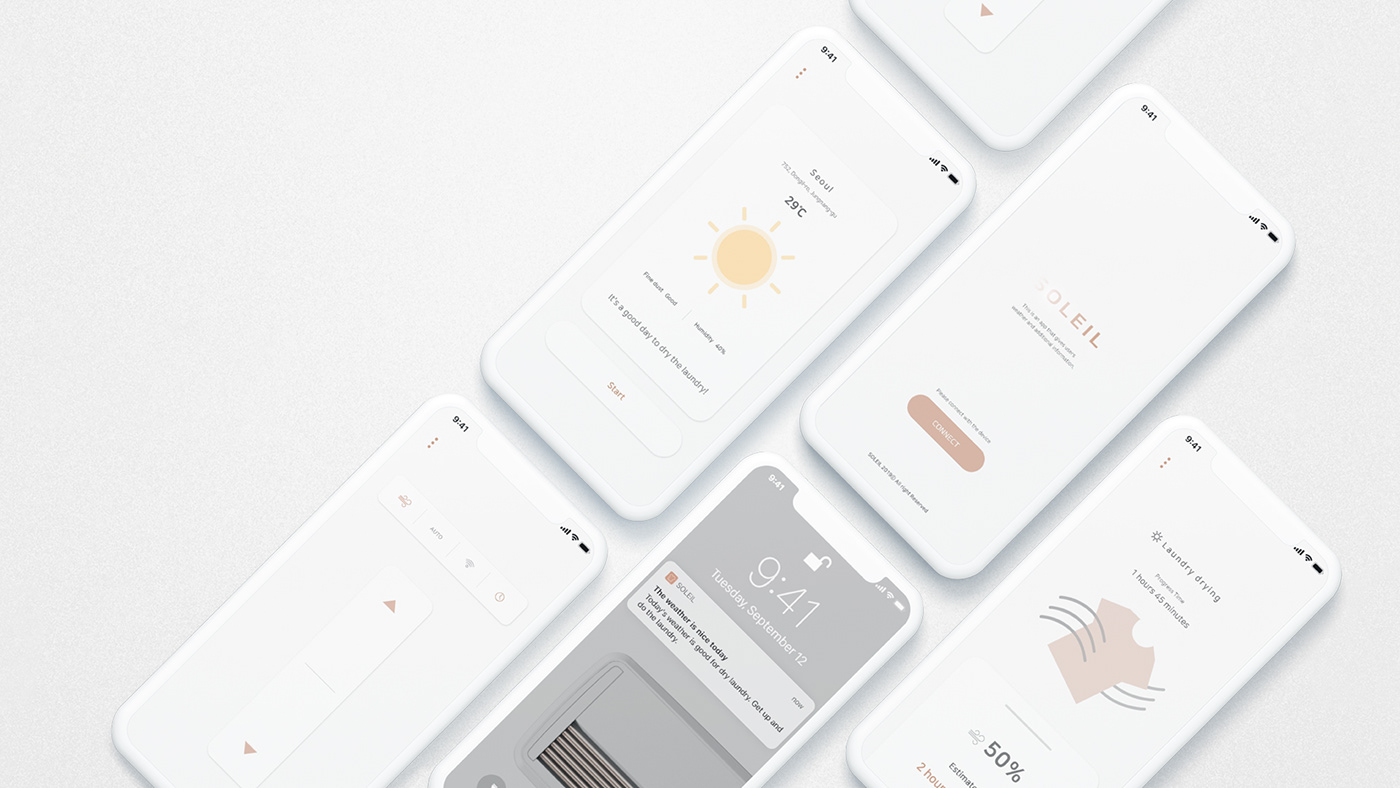 SOLEIL，originality，Housewear & Furnishings，Drying rack，