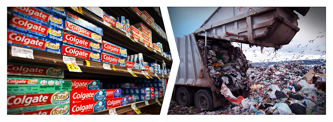 Toothpaste packaging，environment protection，Colgate，packing design，