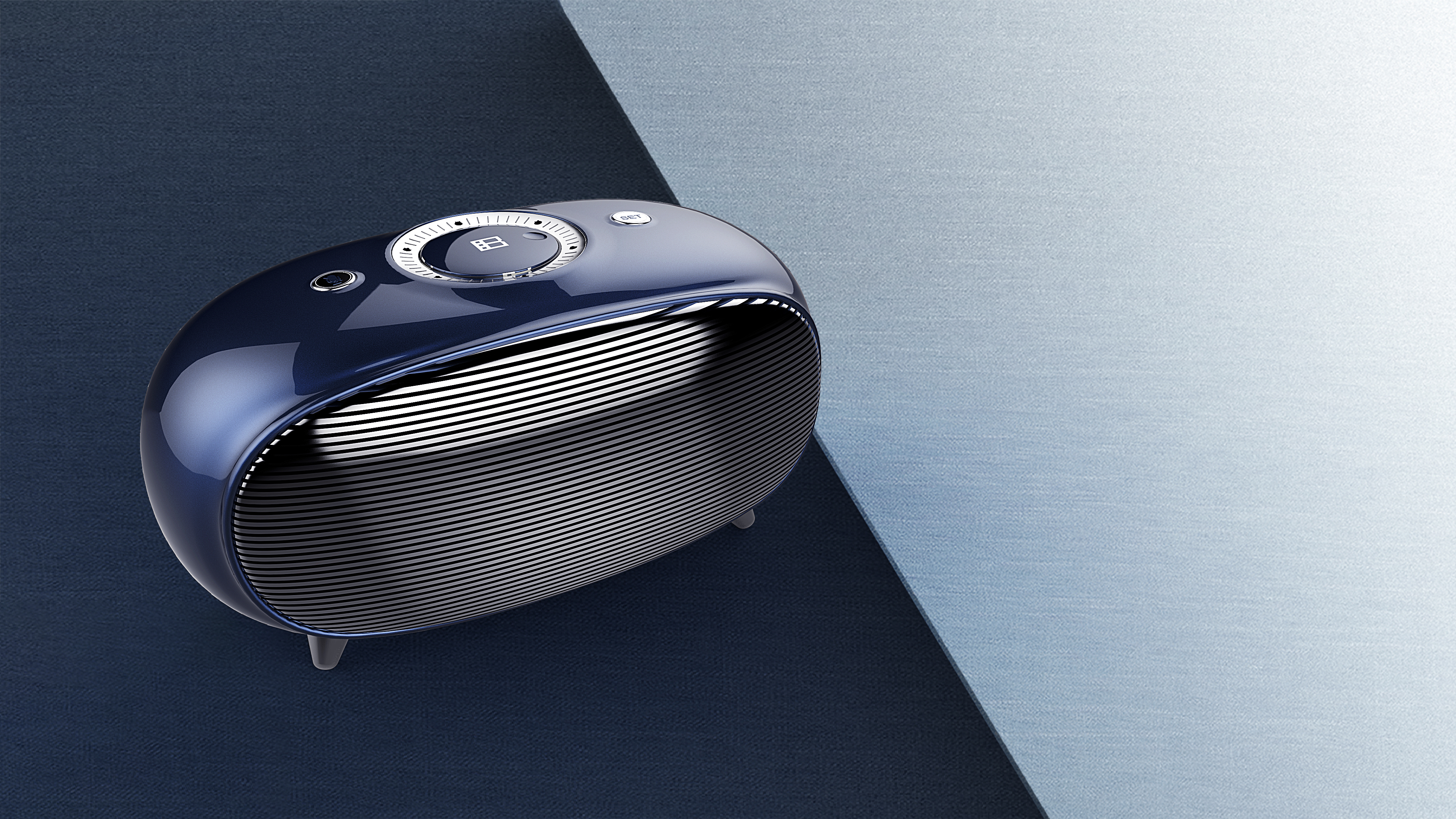 ai移动音响原创设计-复古音箱两小只来了哦