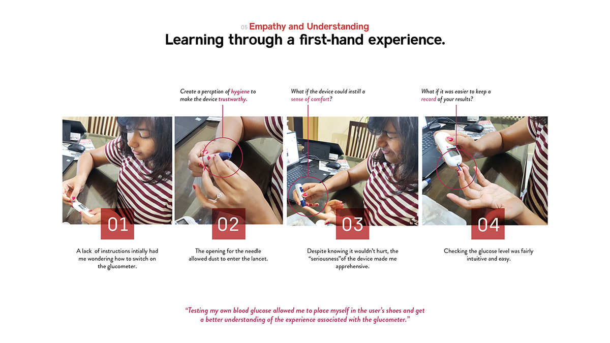 product design，Medical design，Blood glucose meter，INTOUCH，