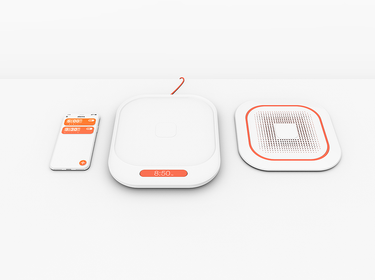 industrial design，originality，alarm clock，Wake Alarm，