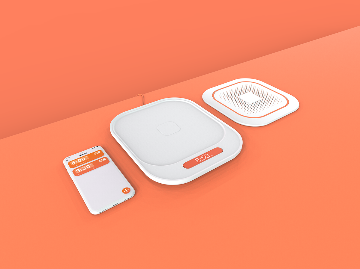 industrial design，originality，alarm clock，Wake Alarm，