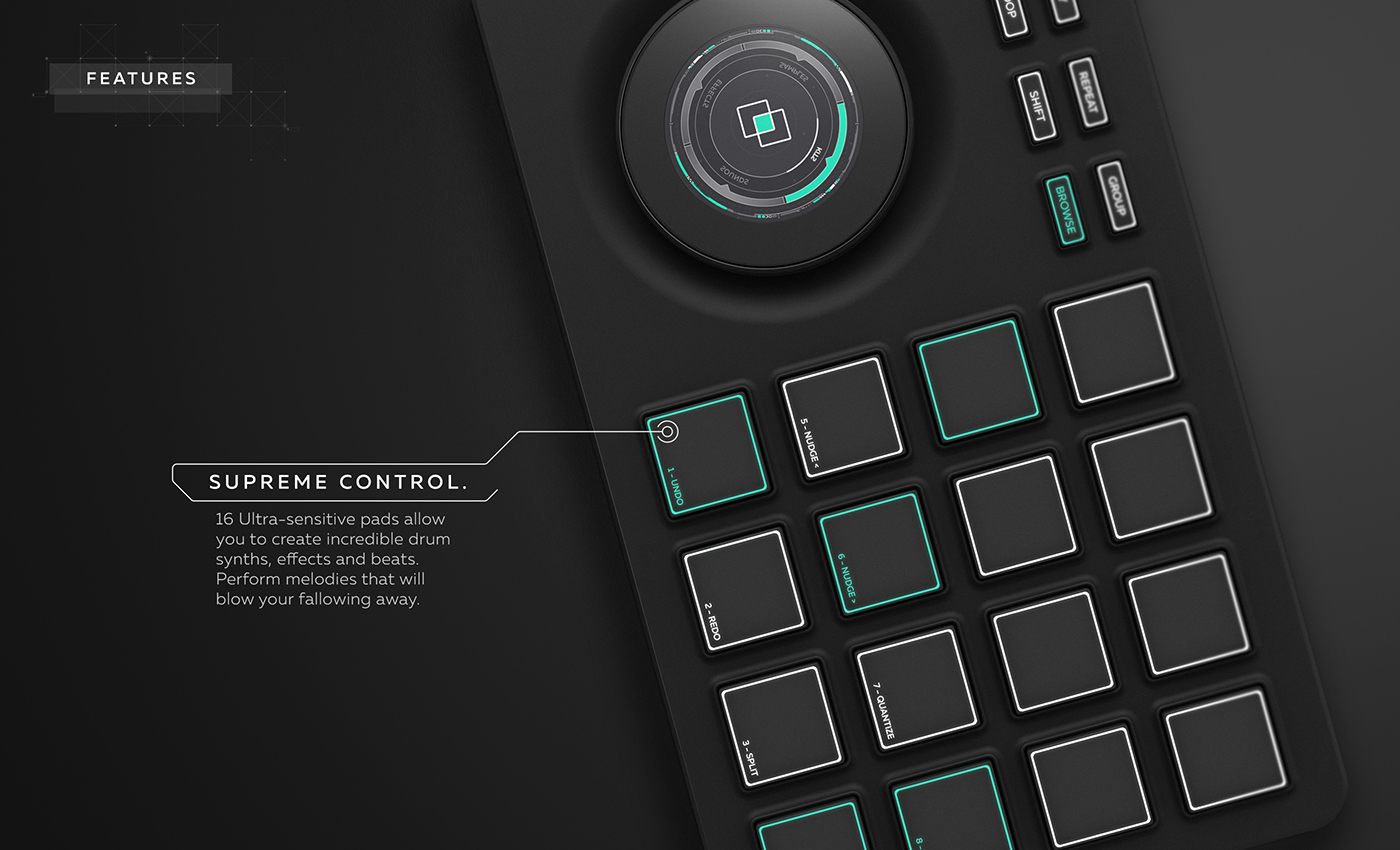 music player ，product design，Digital intelligence，Full of sense of Technology，industrial design，