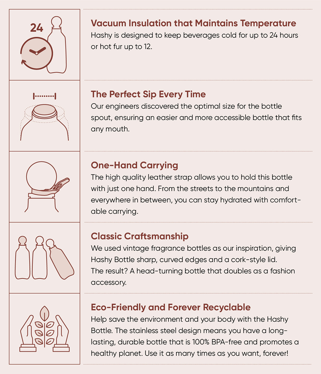 stainless steel，vacuum flask，Water bottle，Hashy，Daniel Joo，