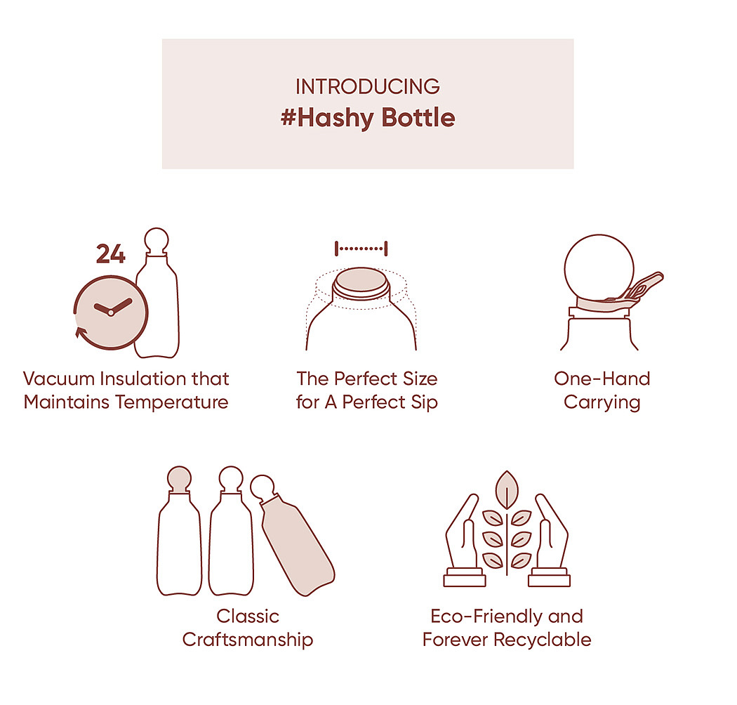 stainless steel，vacuum flask，Water bottle，Hashy，Daniel Joo，