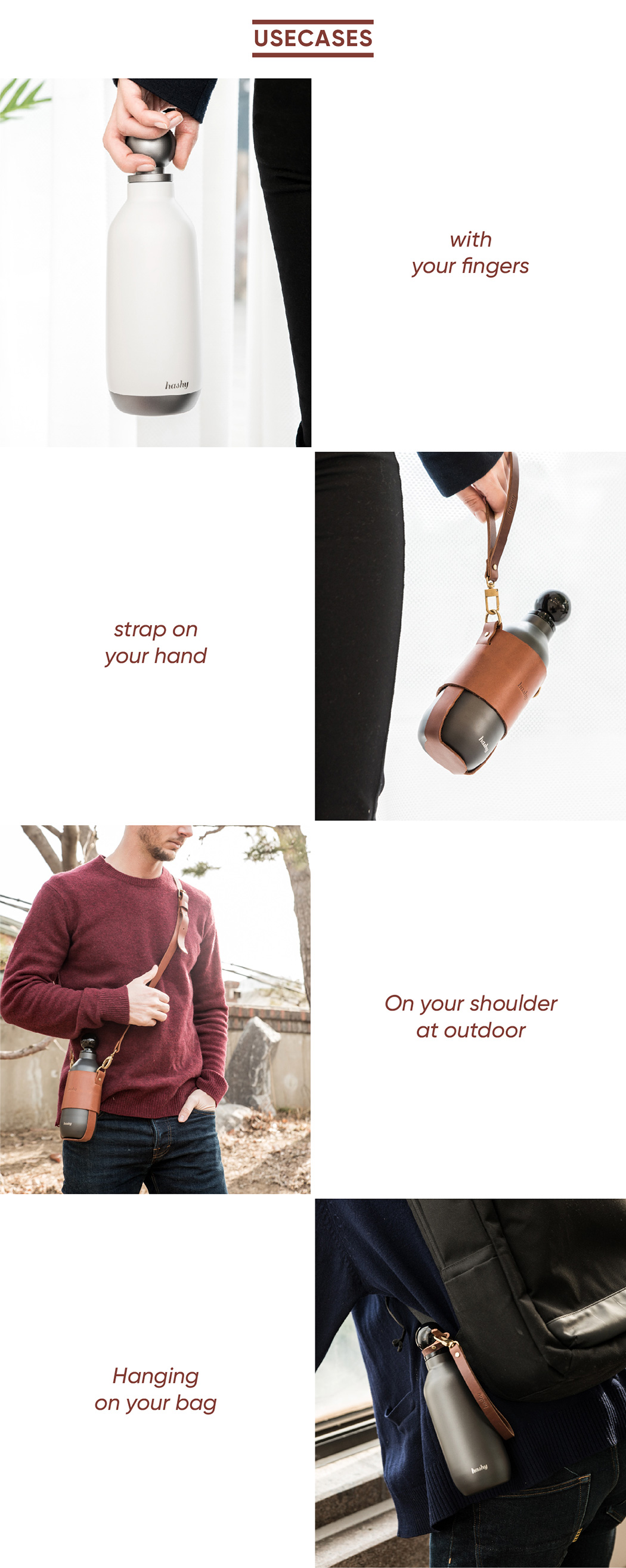 stainless steel，vacuum flask，Water bottle，Hashy，Daniel Joo，