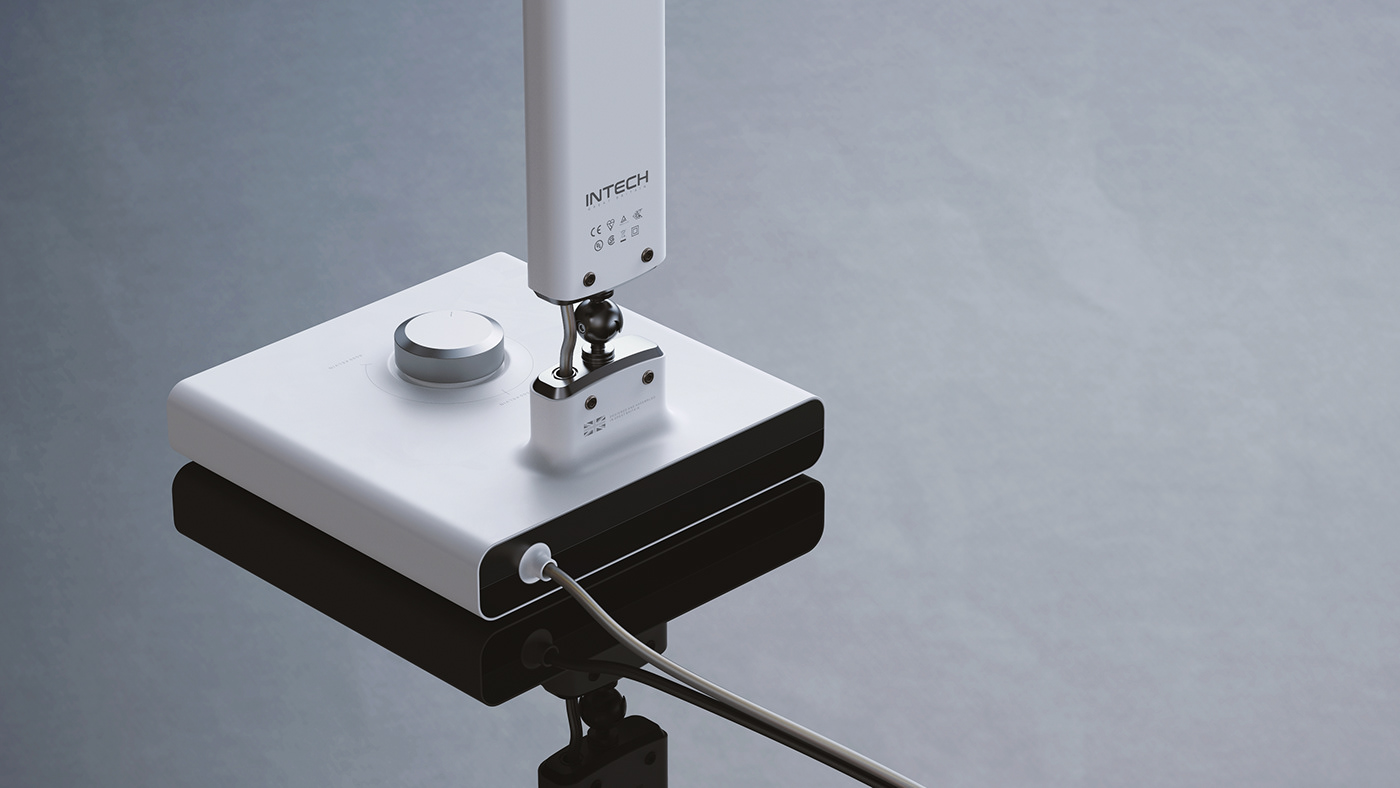 Shaun Wellens，white，Desk lamp，INTECH ®，M24. 005CMF，