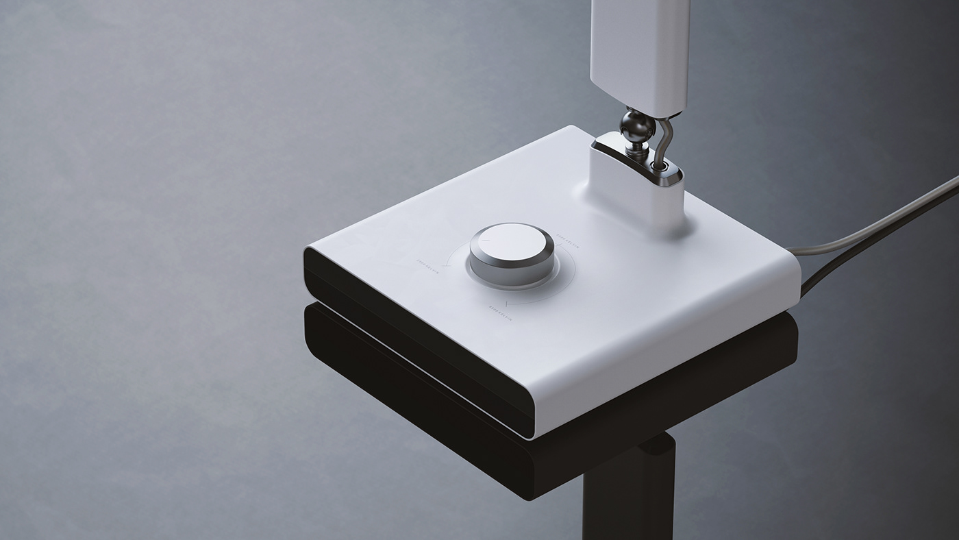 Shaun Wellens，white，Desk lamp，INTECH ®，M24. 005CMF，