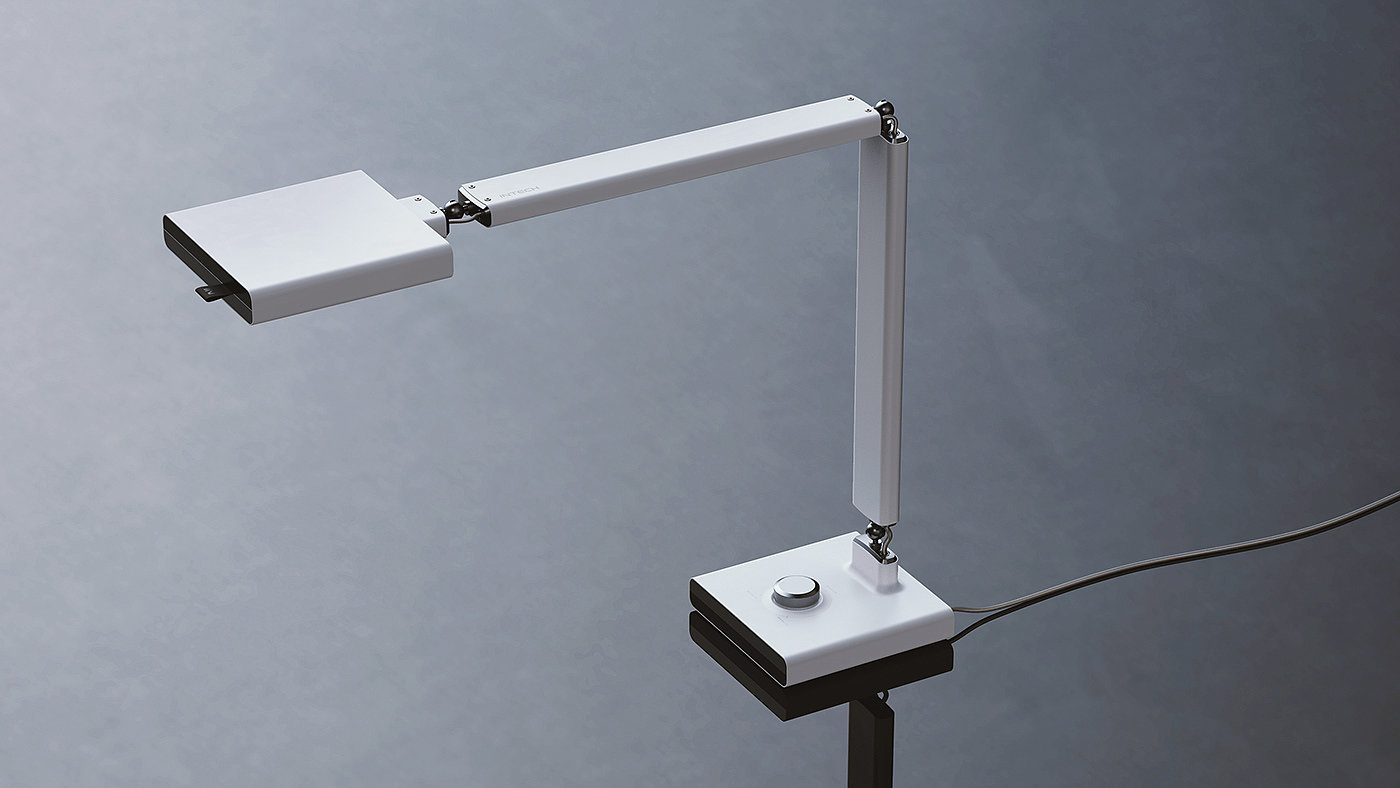 Shaun Wellens，white，Desk lamp，INTECH ®，M24. 005CMF，