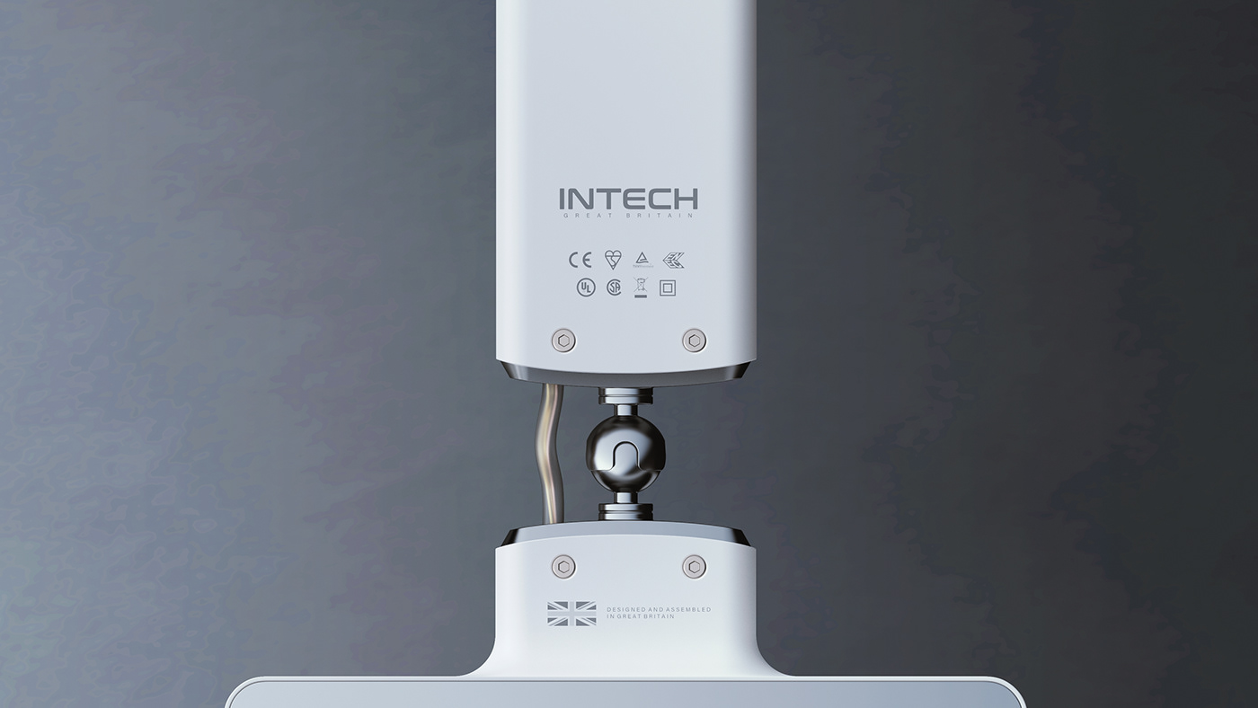 Shaun Wellens，white，Desk lamp，INTECH ®，M24. 005CMF，