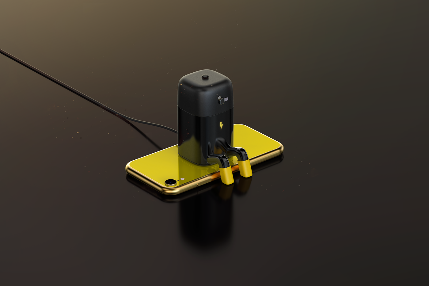 the republic of korea，Mr.Charger，wireless，Charger，Clock，time，