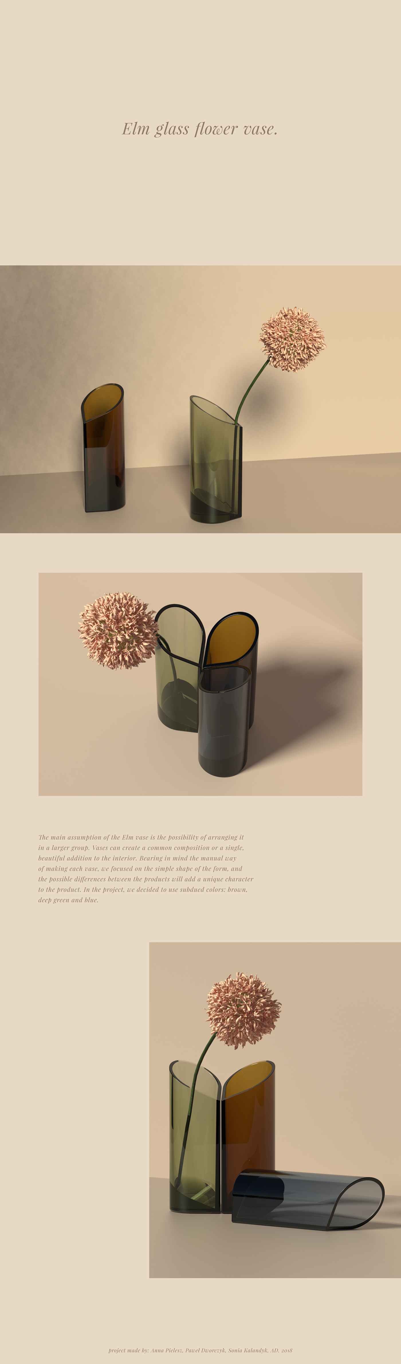 elm，vase，Glass，