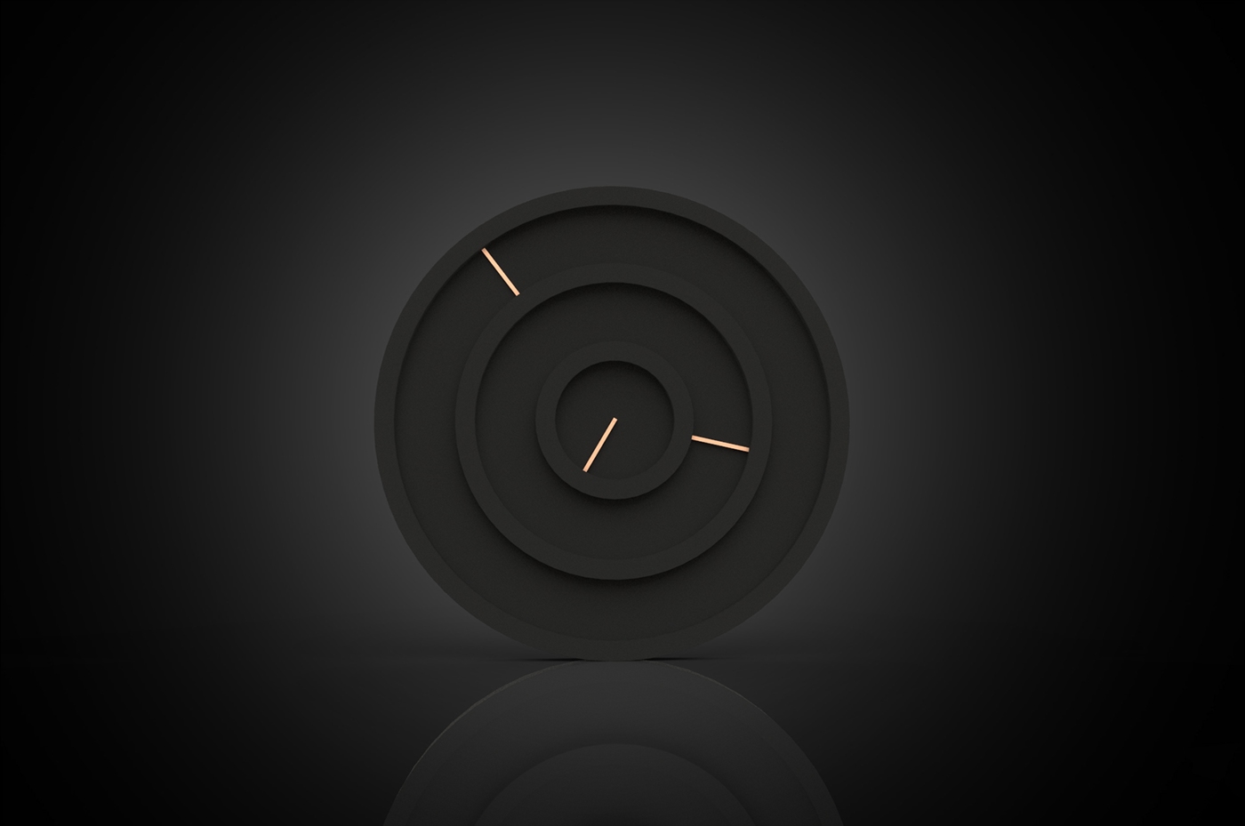 broken line，time，clocks and watches，black，Lucas Avenas，