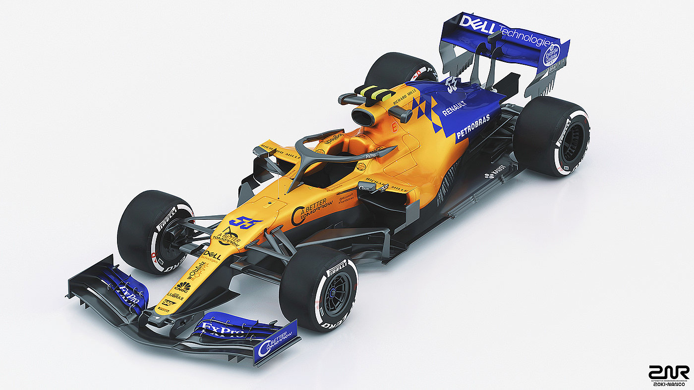 Zoki Nanco，赛车，Mclaren MCL34，f1，