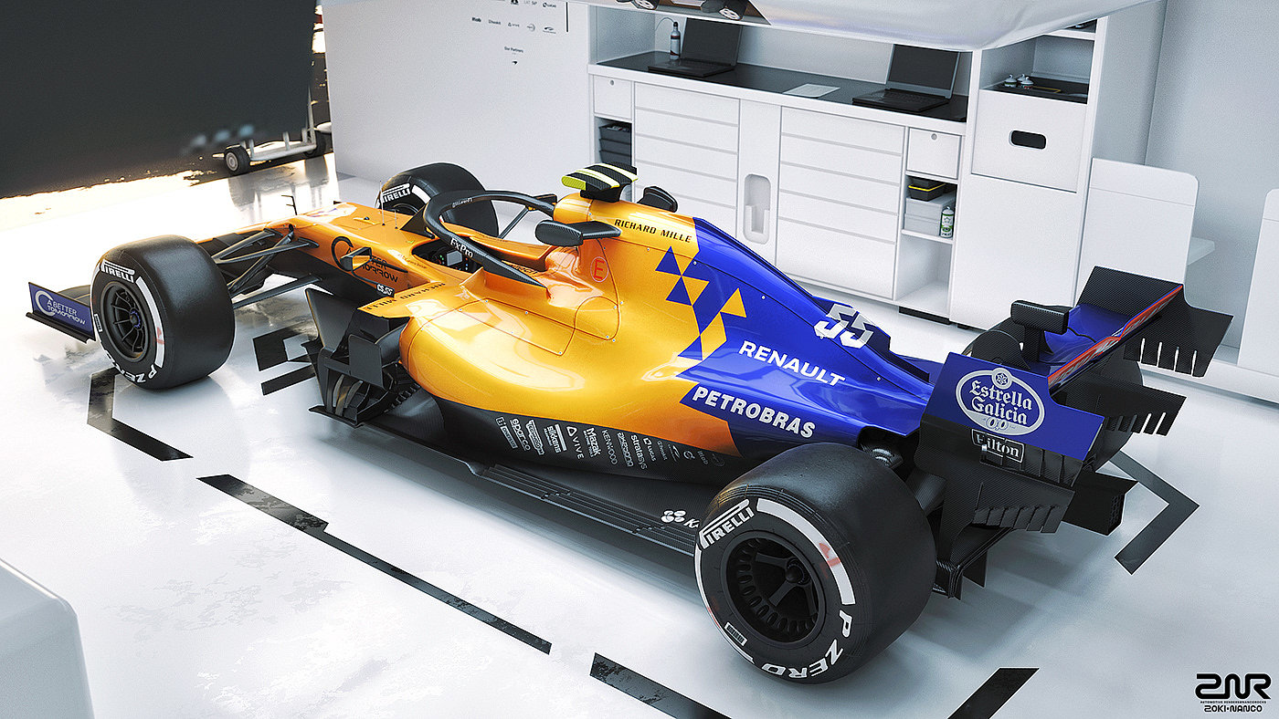 Zoki Nanco，赛车，Mclaren MCL34，f1，