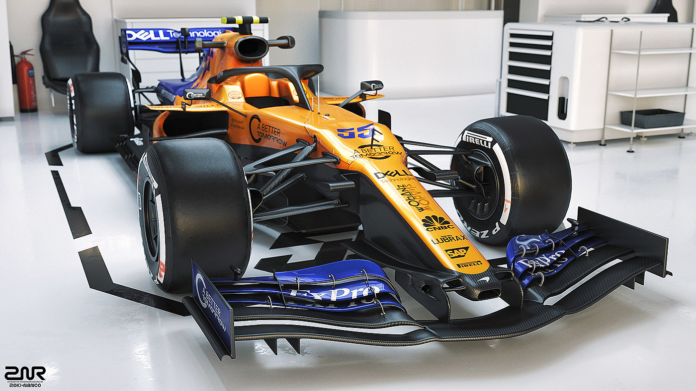 Zoki Nanco，赛车，Mclaren MCL34，f1，