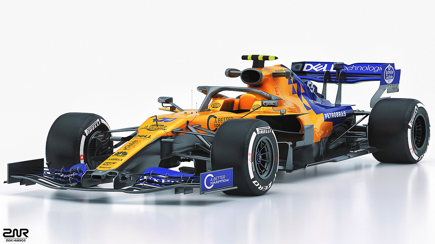 Zoki Nanco，赛车，Mclaren MCL34，f1，