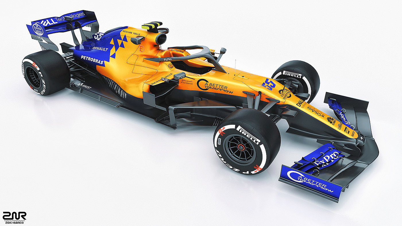 Zoki Nanco，赛车，Mclaren MCL34，f1，